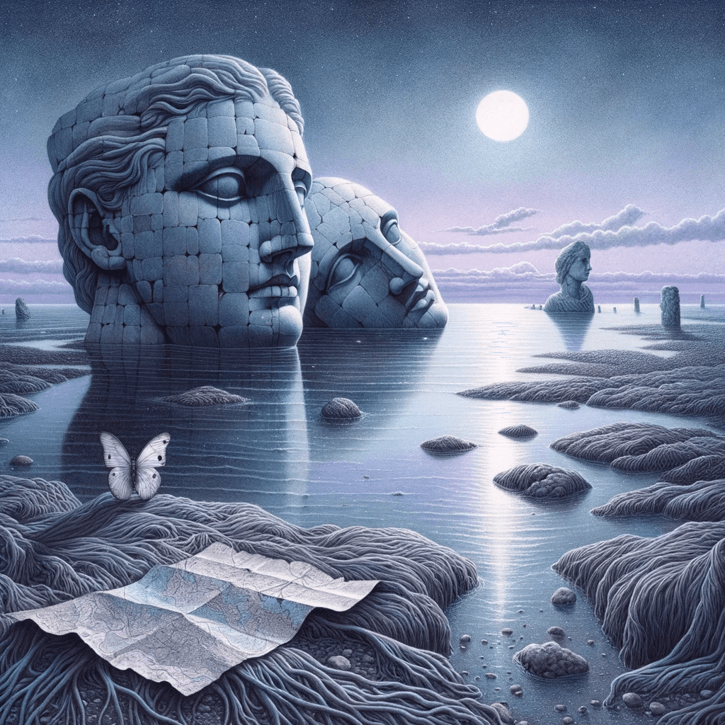 Illustration of navigating a map